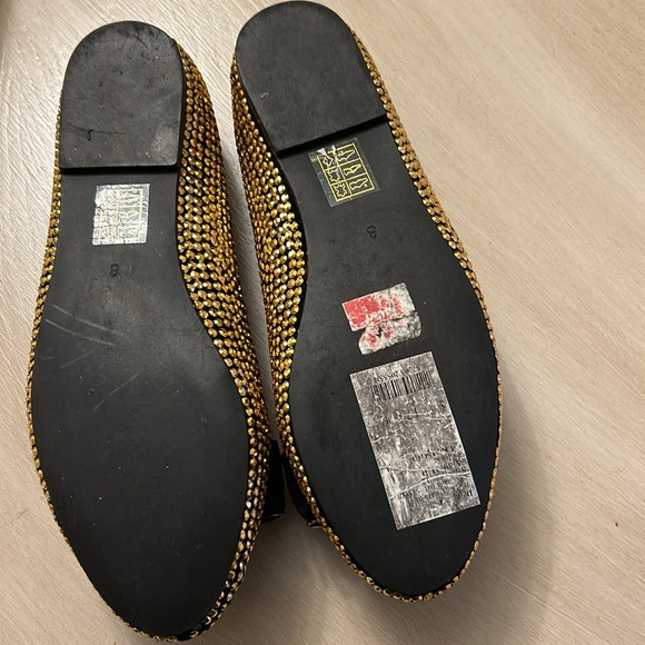 Jeffrey Campbell Womens Martini Embellished Loafer
Gold Studded Size 8 - Picture 4 of 13